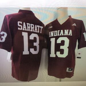 😋Elijah Sarratt Crimson Red Stitched Jersey Vapor😲